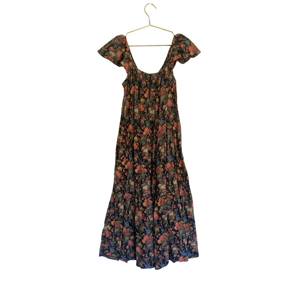 THE GREAT Floral Maxi Dress Size 2 Cotton - Picture 2 of 14